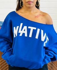 Image 1 of LA NATIVE Royal off the shoulder