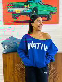 Image 2 of LA NATIVE Royal off the shoulder