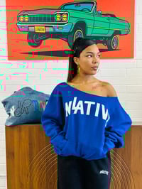 Image 3 of LA NATIVE Royal off the shoulder