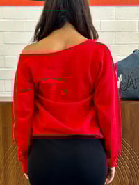 Image 3 of LA NATIVE Red off the shoulder 