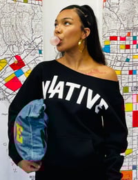 Image 1 of LA NATIVE Black off the shoulder