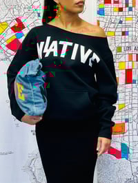 Image 2 of LA NATIVE Black off the shoulder