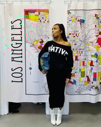 Image 5 of LA NATIVE Black off the shoulder