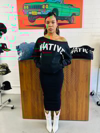 Image 7 of LA NATIVE Black off the shoulder