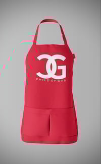 Image 3 of CHILD OF GOD APRON / RED