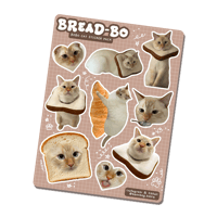 Image 1 of BreadBo Sticker Sheet