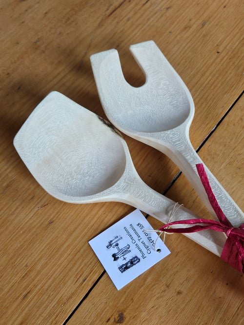 Image of Sycamore Rainbow Salad Servers