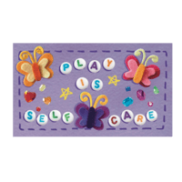 play is self-care sticker