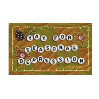 yay for seasonal depression sticker
