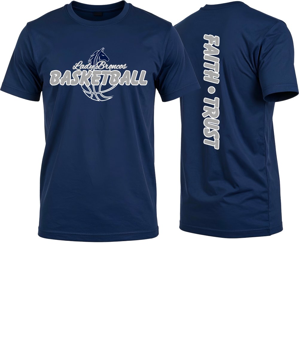 Image of Lady Broncos Faith•Trust Tee