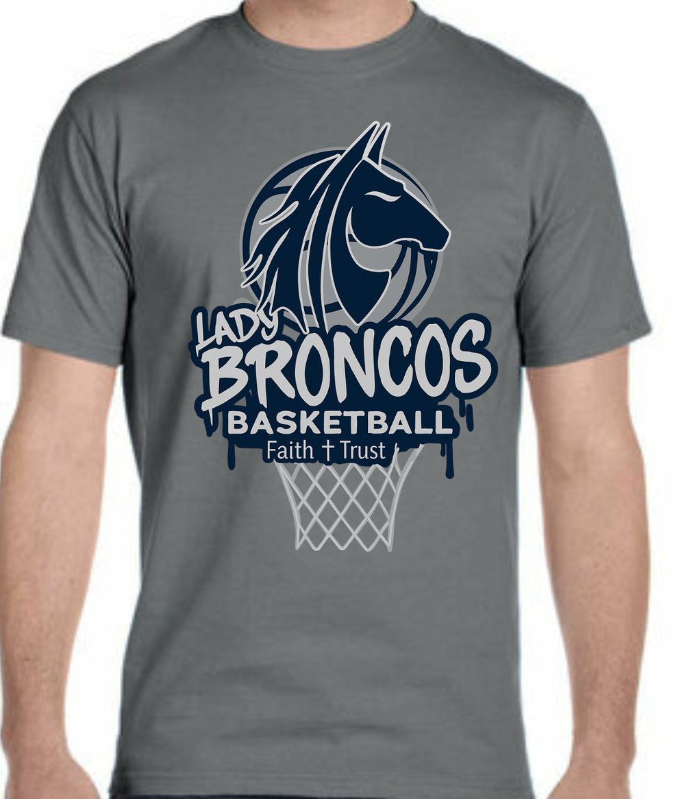 Image of Lady Broncos Paint Tee