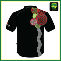 Image 2 of Morisset High School - Black Big Picture STAFF Polo - $40 inc GST