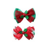 Image 1 of Hair Clips - Mistletoe