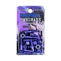 Image 1 of SERIAL EXPERIMENTS HARDWARE - 1" ALLEN BOLTS (PURP)