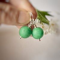 Image 1 of Emerald Rounds Earrings