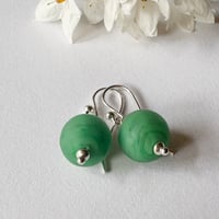 Image 5 of Emerald Rounds Earrings