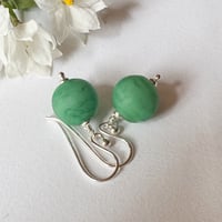 Image 2 of Emerald Rounds Earrings