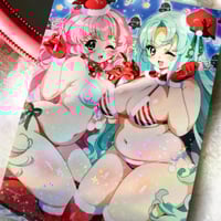 Sparkly Sirenachi Holiday Print