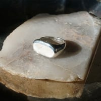 Image 1 of Silver signet ring - made to order