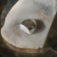 Image 2 of Silver signet ring - made to order