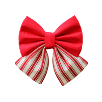 Image 1 of Dog Bow - Candy Cane