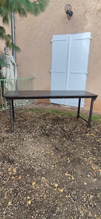 Image 2 of Table militaire en métal