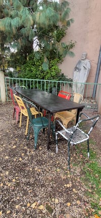 Image 7 of Table militaire en métal