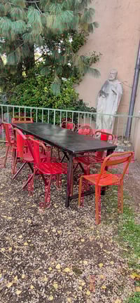 Image 8 of Table militaire en métal