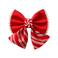 Image 1 of Dog Bow - Christmas Candy