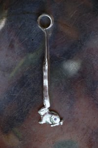 Image 2 of Silver Rabbit Toker with Lavender Spinel