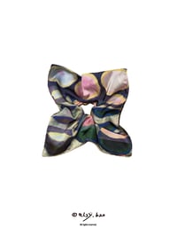 Image 2 of  Neon Echoes / High-quality Satin Printed Scrunchie