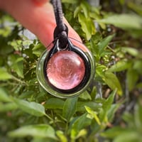 Image 8 of Pink over Silver Pendant