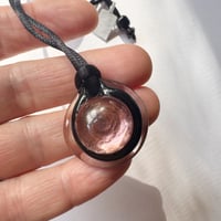 Image 2 of Pink over Silver Pendant