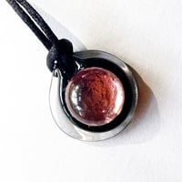 Image 4 of Pink over Silver Pendant