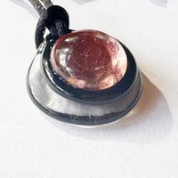 Image 1 of Pink over Silver Pendant