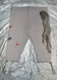 Image 2 of pierced fawn capris