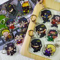 Image 2 of Tiny DC Acrylic Keychain