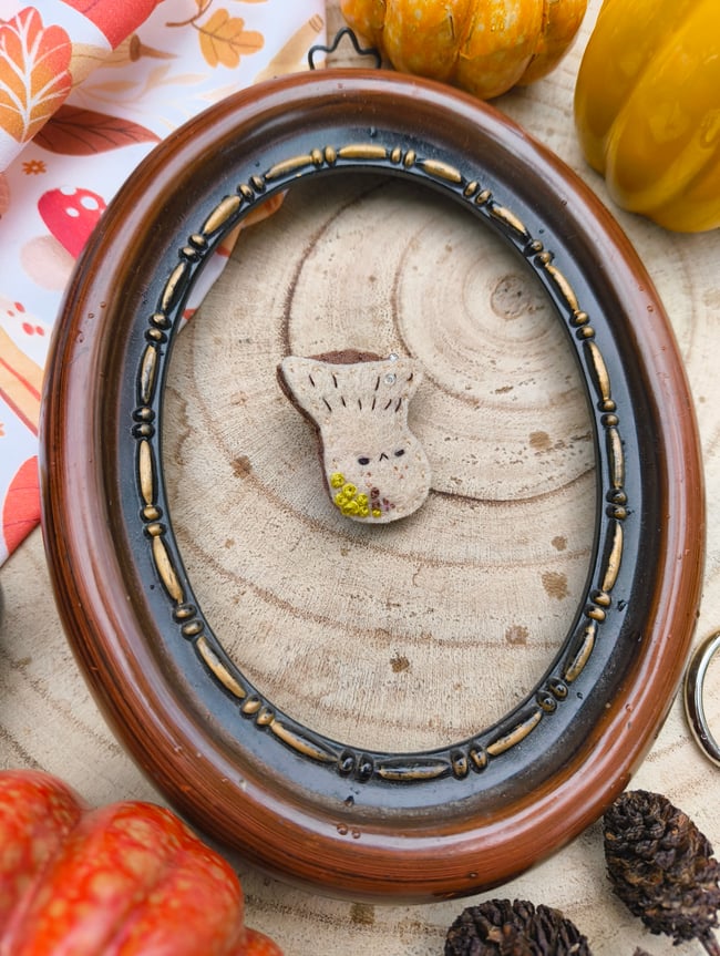 Broche Champi Chanterelle 