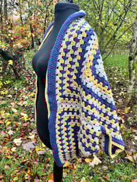 Image 2 of Cosy Wool Cocoon Cardigan 