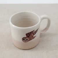 Image 3 of Barn Owl Stoneware Mug