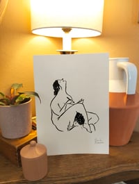 Image 2 of PRINT TEMPORAL - "Escritora"