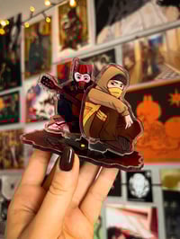 Image 3 of Clancy and Torchbearer Acrylic Standee | Twenty One Pilots