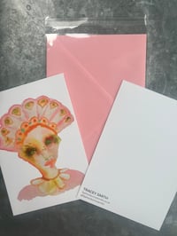 Image 2 of Faye Inky Face A4 Giclee Print or A5 Artcard