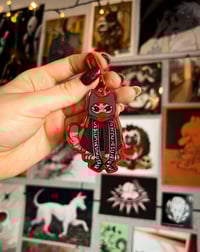 Image 2 of Cat Clancy Epoxy Keychain | Twenty One Pilots