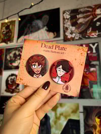Image 1 of Dead Plate - Matte Round Buttons Set