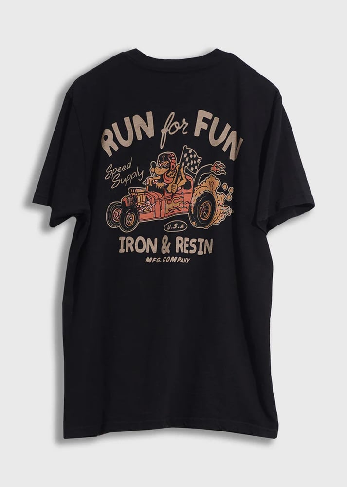 Image of Run for fun pocket tee by IRON&RESIN
