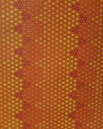 1960s Vintage Vymura Wallpaper Rolls - Geometrical Groovy MCM Retro Orange - (Set of 2 & 3) thumbnail 2