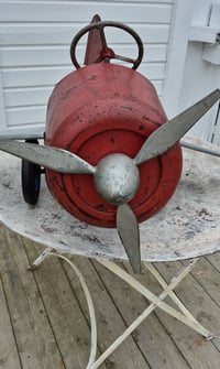 Image 4 of Magnifique avion à pédales en métal années 40