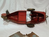 Image 5 of Magnifique avion à pédales en métal années 40