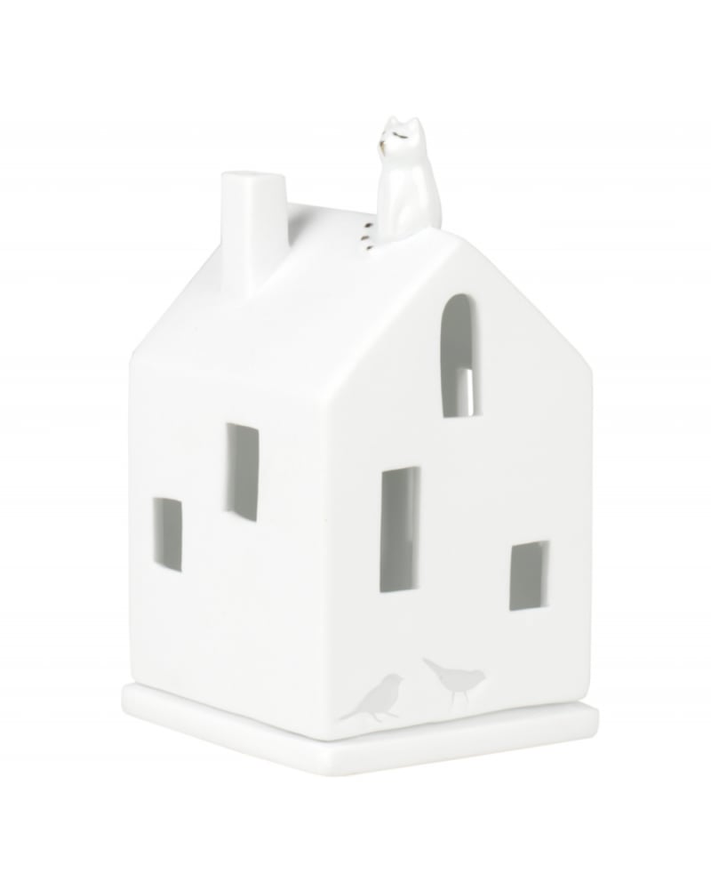 Image of Maison photophore Chat sur le toit